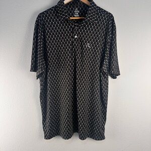 Rhoback Black and White Polo Shirt